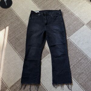 GAP Kick Fit High Rise Dark Gray Black Jeans - 12/31